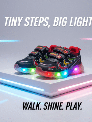 light up shoes, led light joggers, blue lightning shoes, kids sports shoes