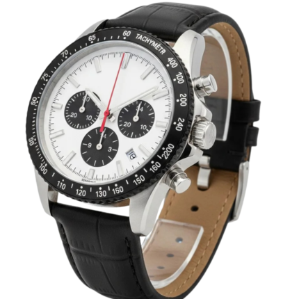 Executive Jet Black Slim Watch | Luxury Glossy Ceramic Design