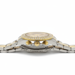 Luxury Two Tone Gold Diamond Bezel Chronograph Watch