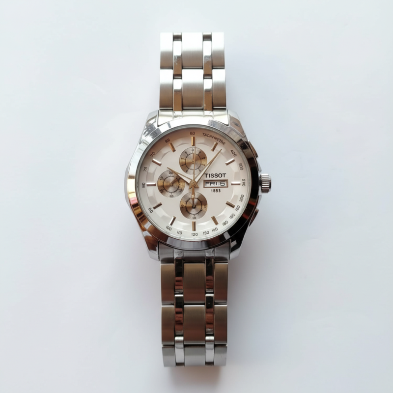 Classic Tissot 1853 Chronograph Silver Stainless Steel Watch