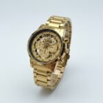 Montblanc Luxury Gold Skeleton Dial Men’s Chronograph Watch
