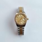Rolex Day-Date Two-Tone Gold Textured Men's Luxury Watch