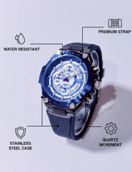 X-Gear Blue Volugen Tough Sport Men’s Watch