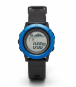 Bold Blue Bezel Digital Sports Watch