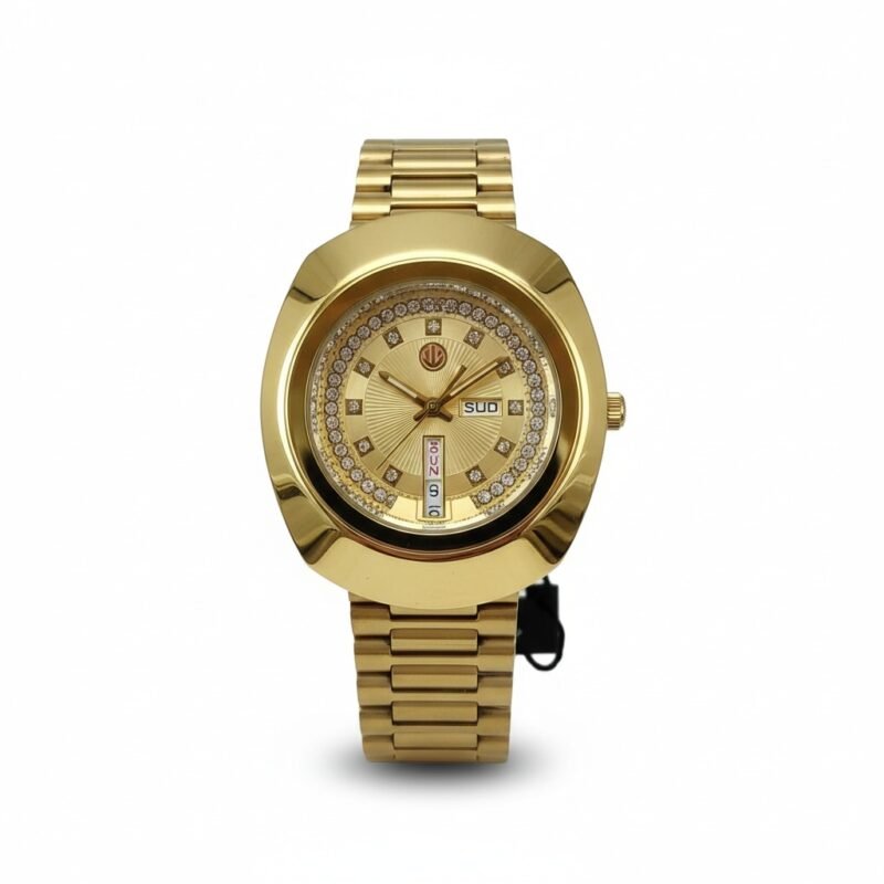 Luxury Gold Presidential Edition Men’s Watch with Day-Date Display