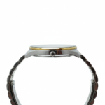 Elegant Success Way Black Dial Two Tone Watch