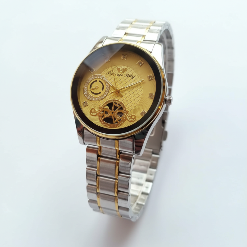 Luxury Success Way Gold Dial Two Tone Watch